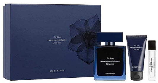 NARCISO RODRIGUEZ BLEU NOIR 3.4 EDP MAN+ 2.5 S/G + MINI TRAVEL SPRAY ( GIFT SET )
