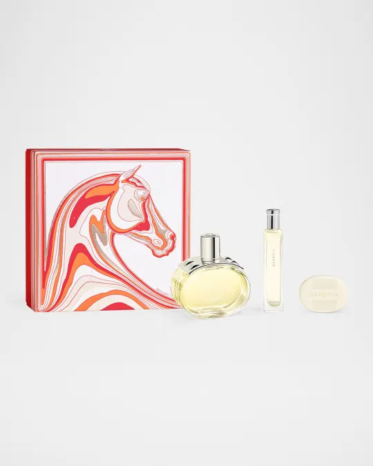 HERMES BARENIA 3.4 EDP LADY + 15 ML TRAVEL SPRAY + SCENTED SOAP ( GIFT SET )