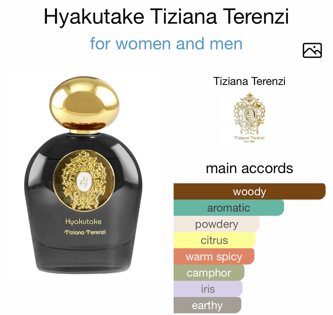 TIZIANA TERENZI HYAKUTAKE 3.4 Extrait De Parfum UNISEX