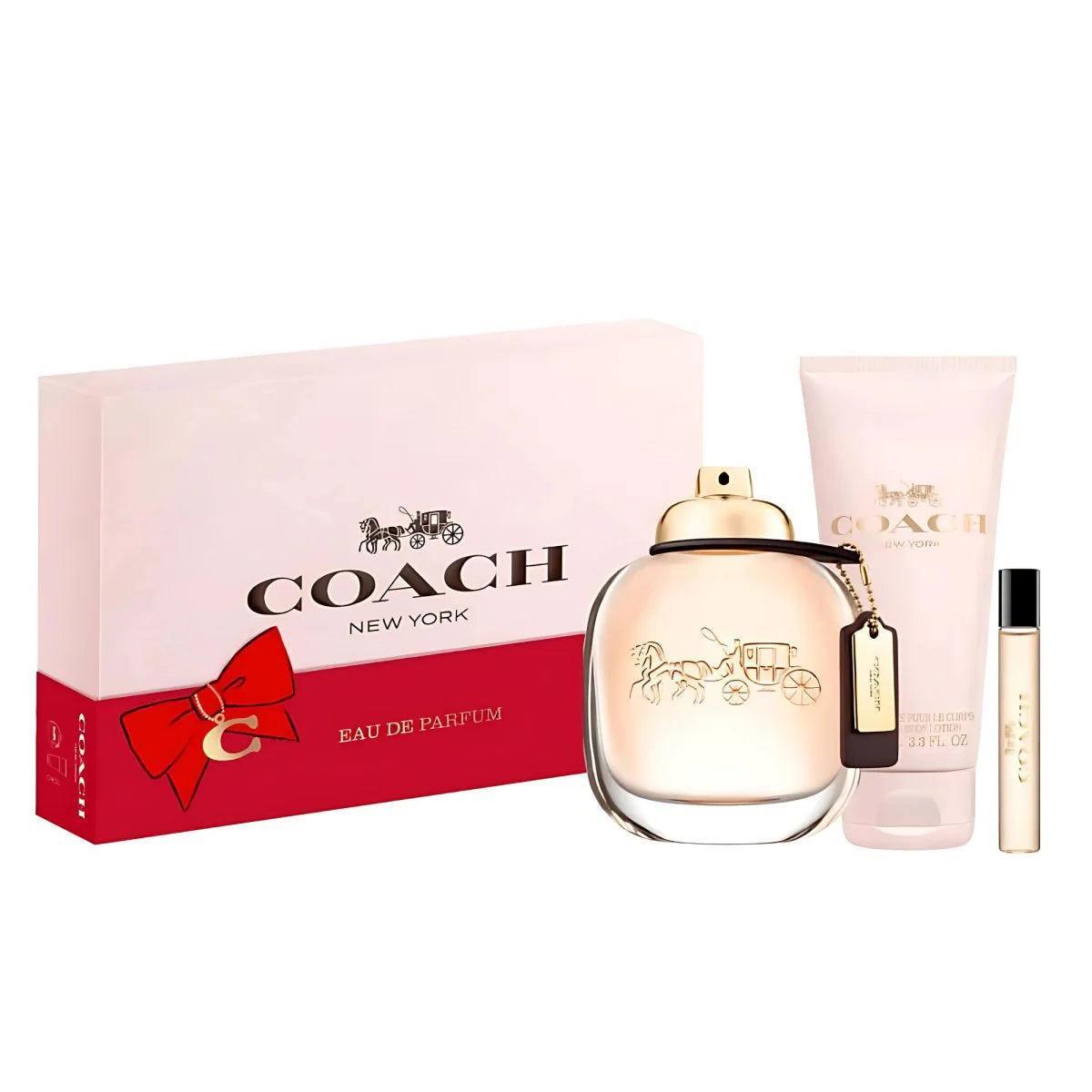 COACH NY 3.0 EDP LADY + 3.4 B/L + MINI TRAVEL SPRAY ( GIFT SET )