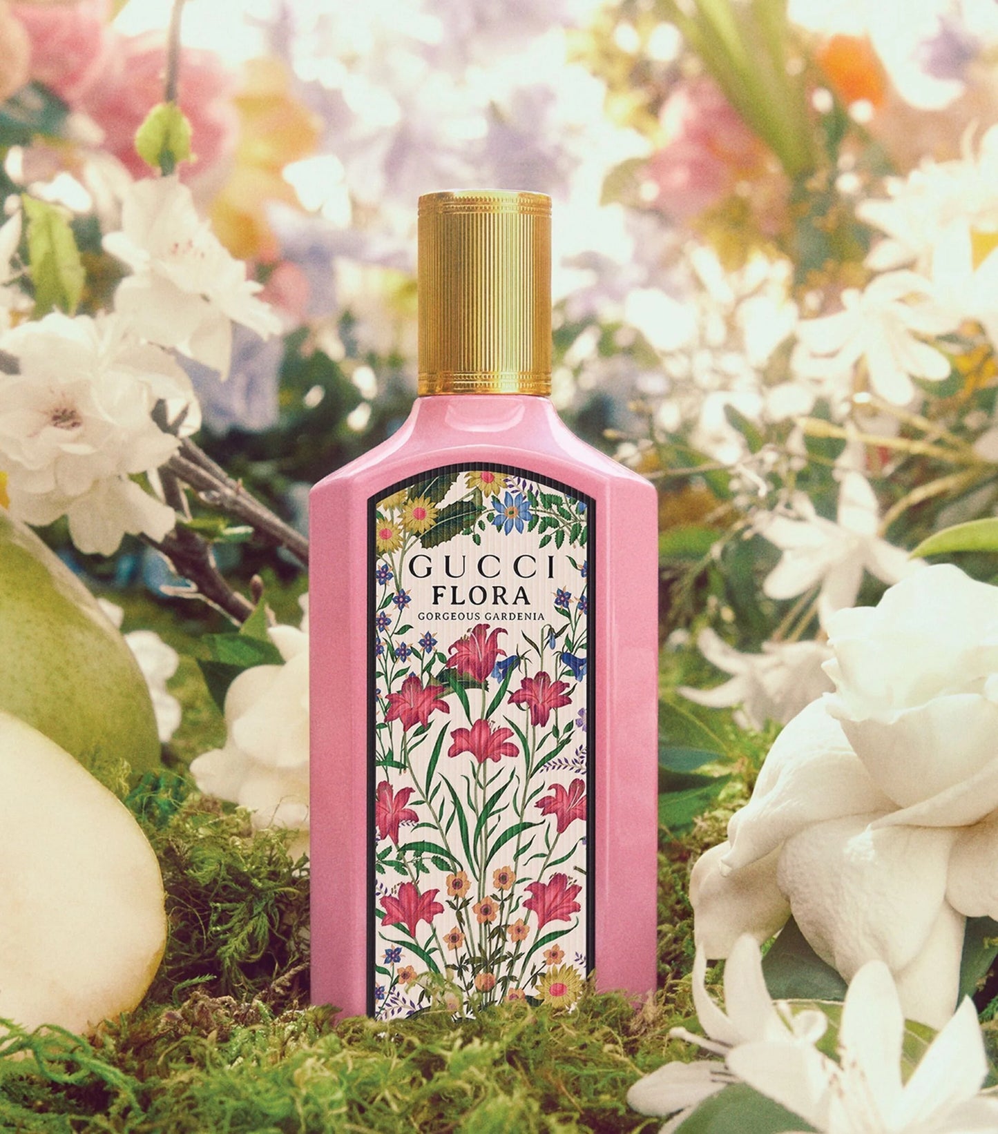 GUCCI FLORA GORGEOUS GARDENIA 3.4 EDP LADY+ MINI (5ML)+MINI ( 10ML) (GIFT SET)