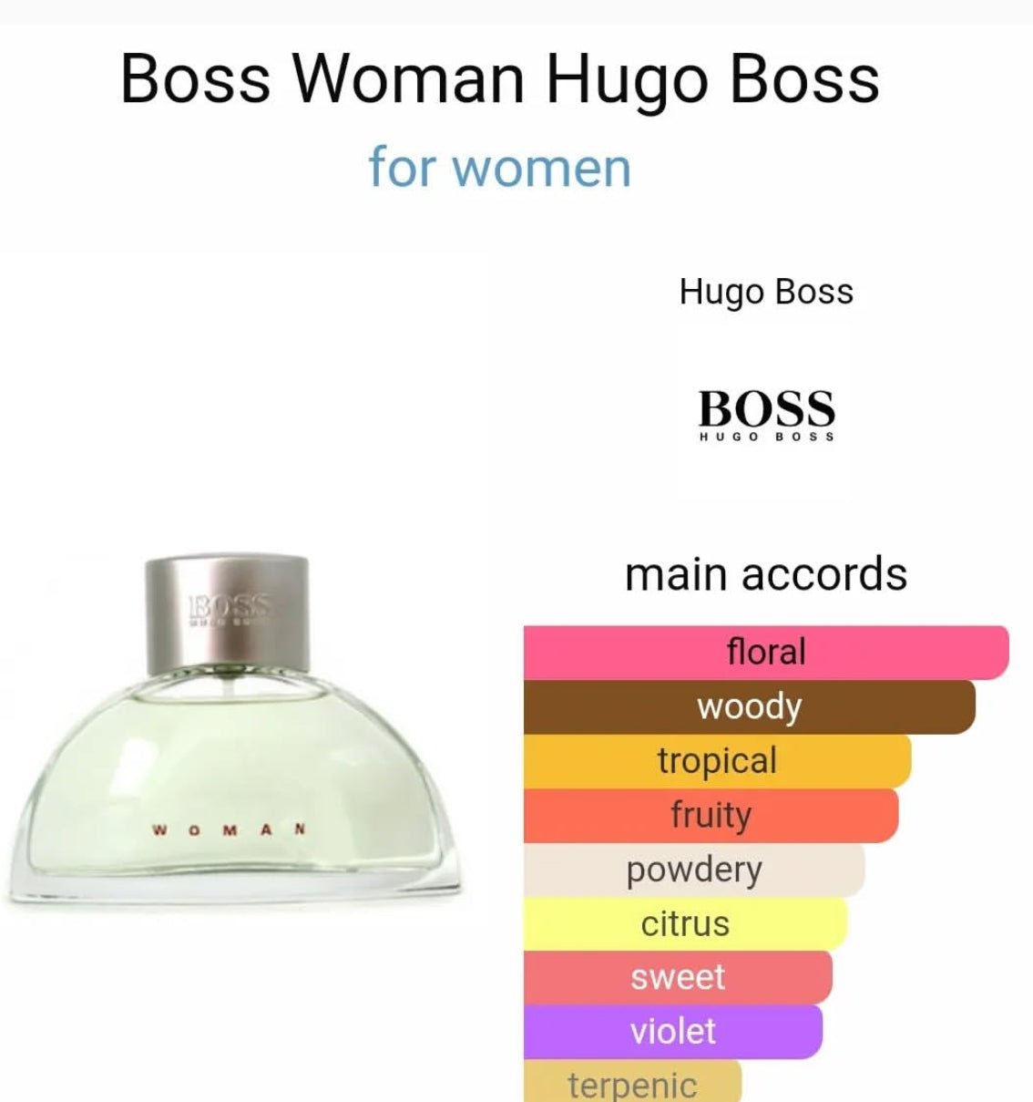 HUGO BOSS WOMAN 3.0 EDP LADY ( white box )