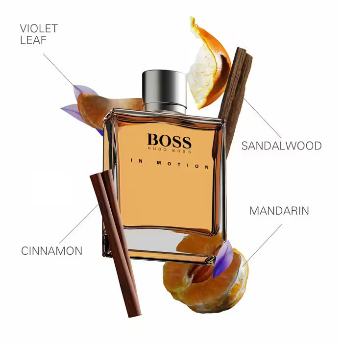 HUGO BOSS MOTION 3.4 EDT MAN (New Pres. Grey/Orange box)