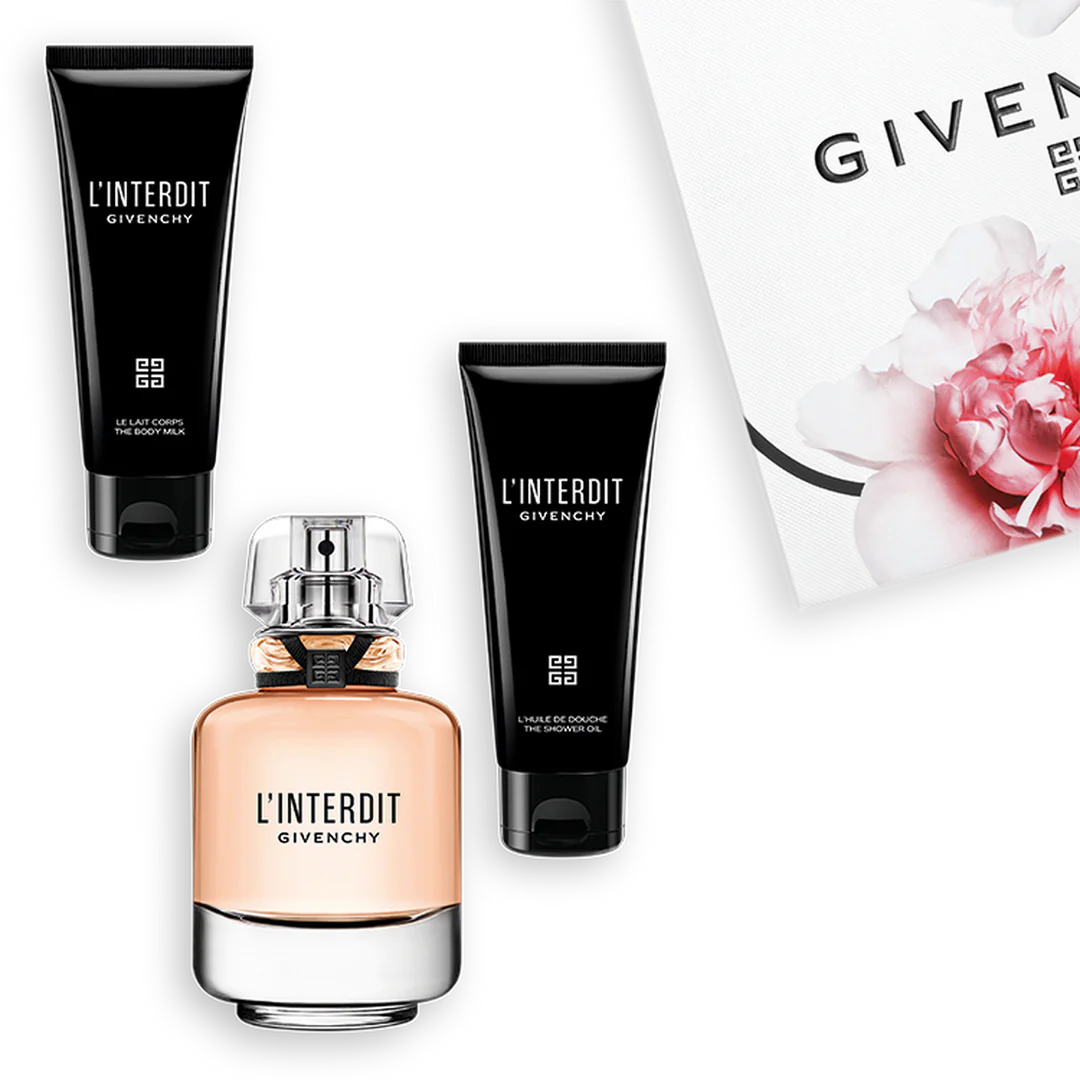 GIVENCHY L'INTERDIT 2.7 EDP L + 2.5 B/L + 2.5 S/G (GIFT SET )