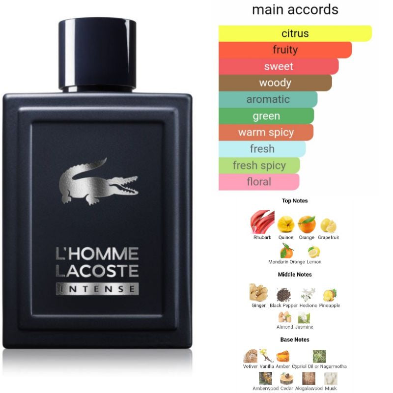 LACOSTE L'HOMME INTENSE 3.4 EDT MAN
