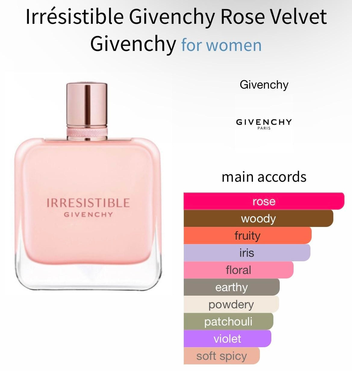 GIVENCHY IRRESISTIBLE ROSE VELVET 2.7 EDP LADY