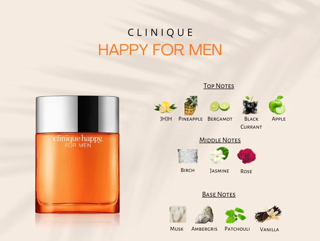 HAPPY by CLINIQUE 3.4 EDC MAN