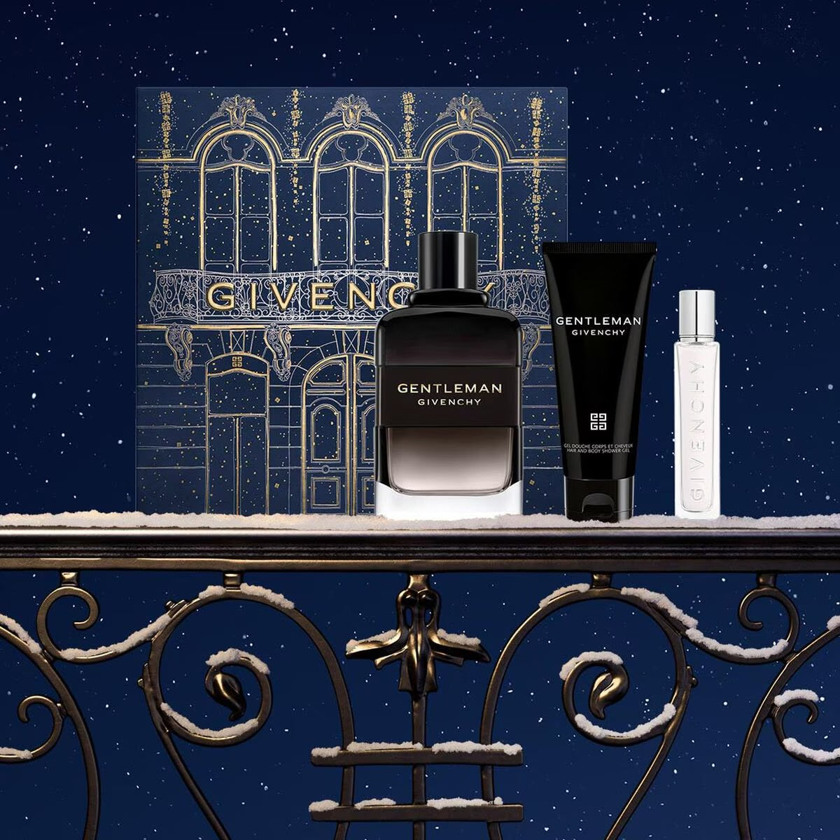 GIVENCHY GENTLEMAN BOISEE 3.4 EDP MAN + 2.5 S/G+MINI TRAVEL SPRAY (GIFT SET)
