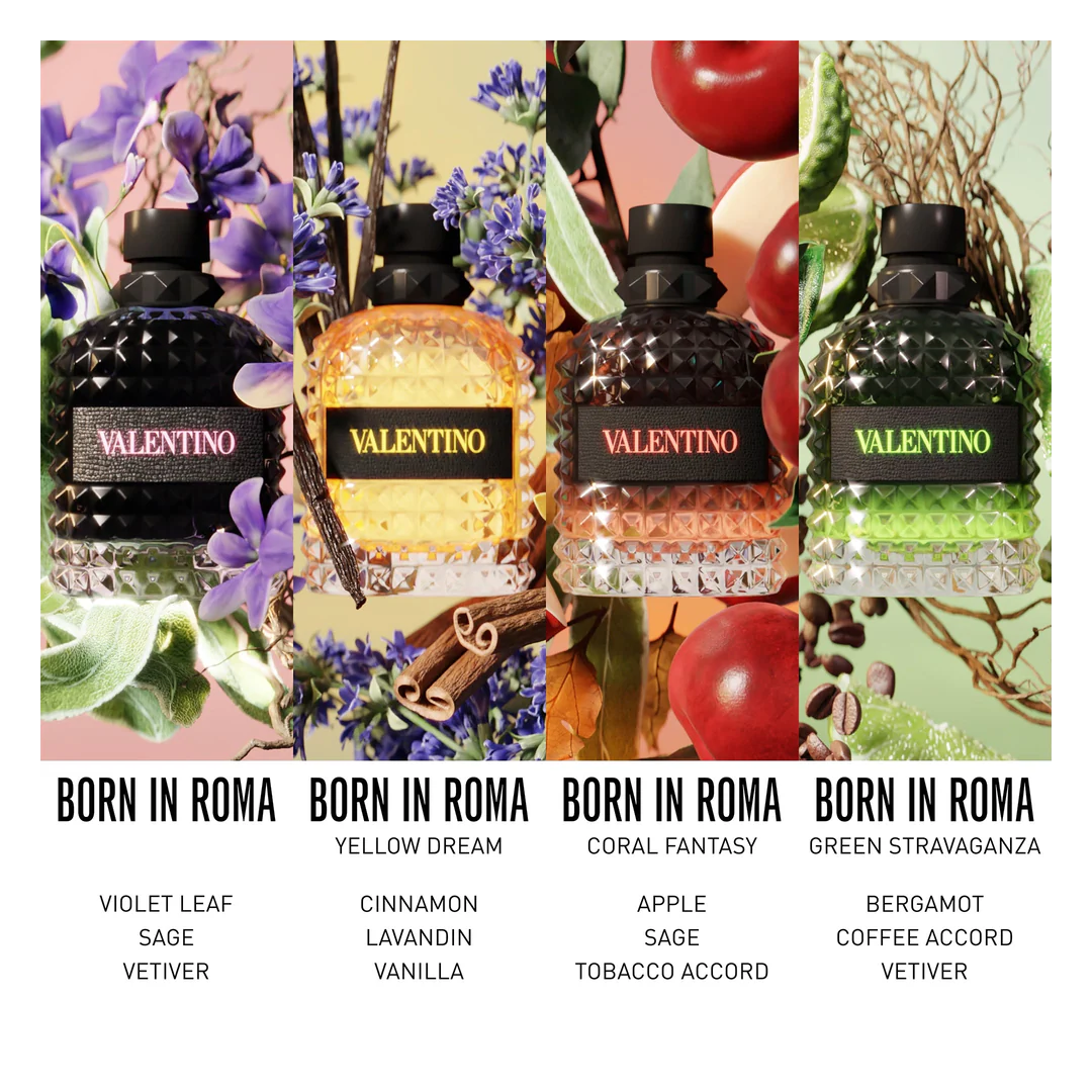 VALENTINO UOMO BORN IN ROMA CORAL FANTASY 3.4 EDT MAN