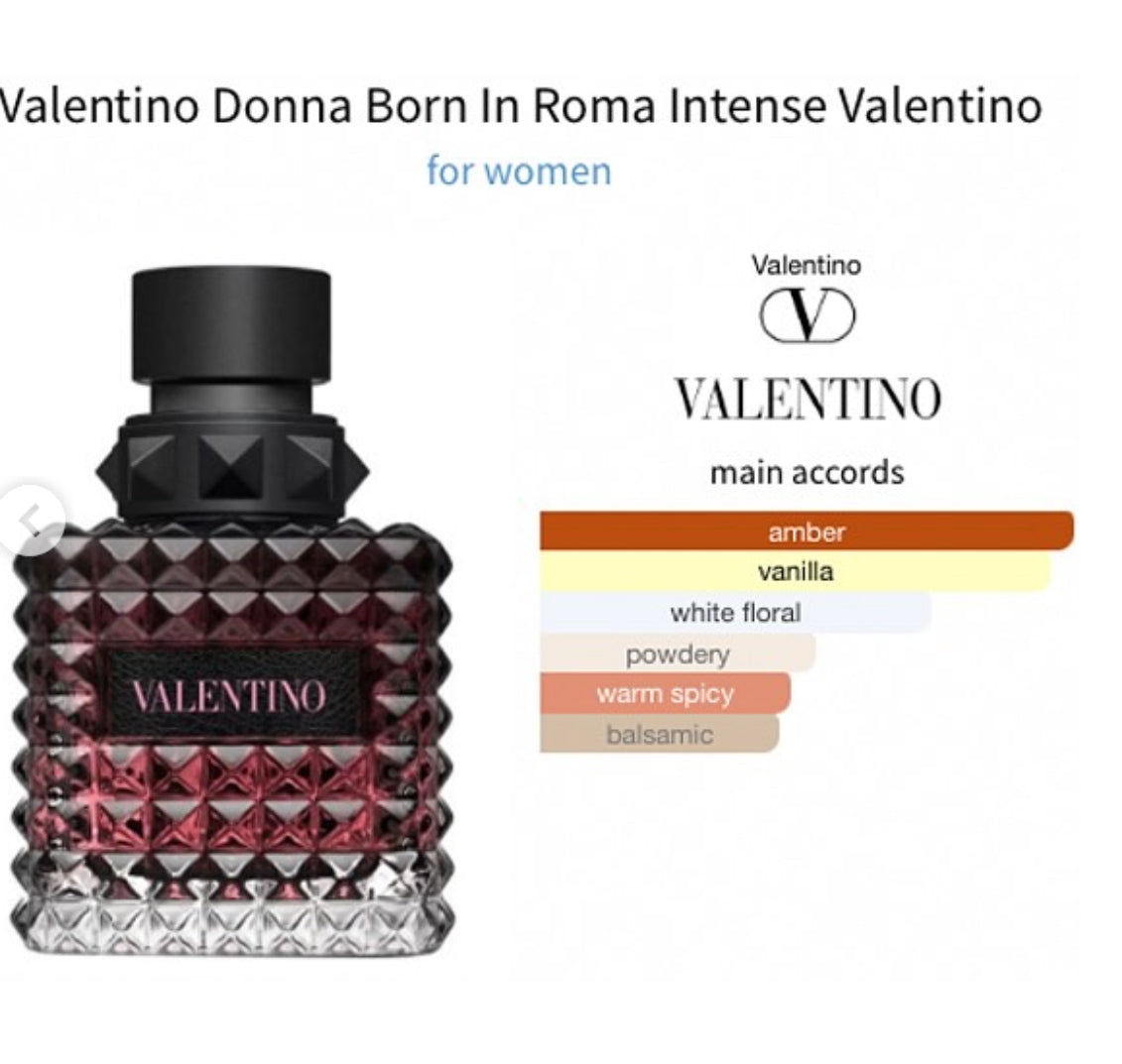 VALENTINO DONNA BORN IN ROMA INTENSE 3.4 EDP LADY