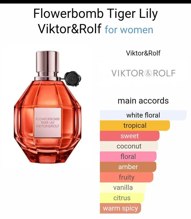 FLOWERBOMB TIGER LILY 3.4 EDP LADY ( by VIKTOR & ROLF )