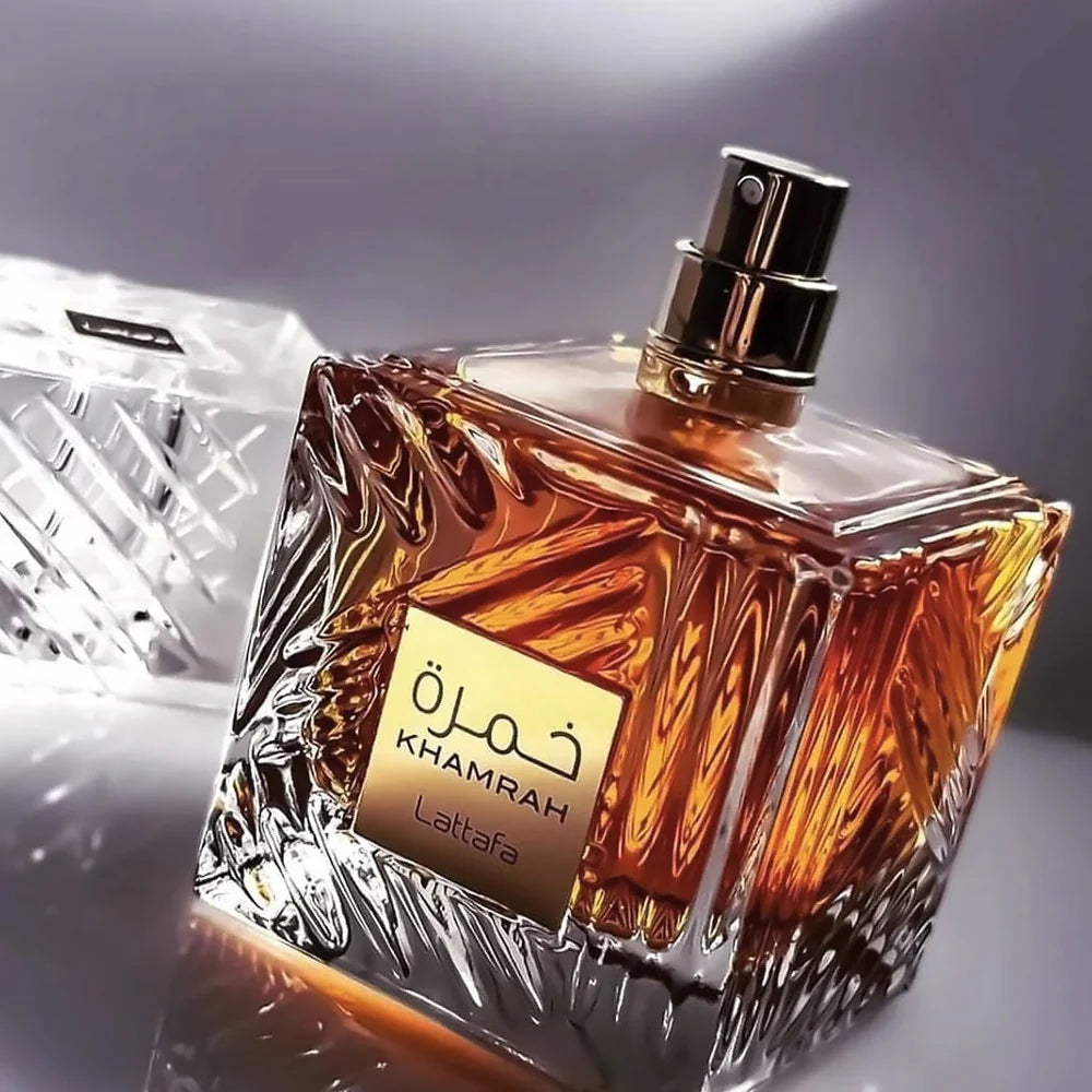 LATTAFA KHAMRAH 3.4 EDP U+ 6.8 BODY SPRAY + 1.7 HAIR MIST (GIFT SET)