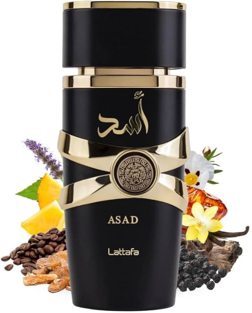 LATTAFA ASAD 3.4 EDP MAN + 6.8 BODY SPRAY + 1.7 HAIR MIST (GIFT SET)