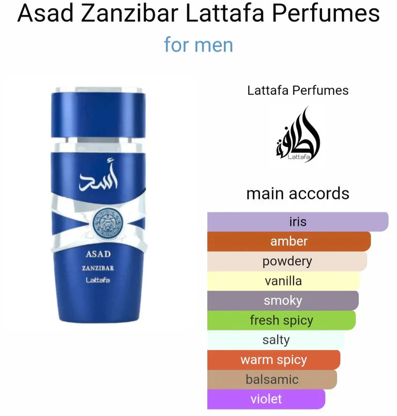 LATTAFA ASAD ZANZIBAR 3.4 EDP MAN