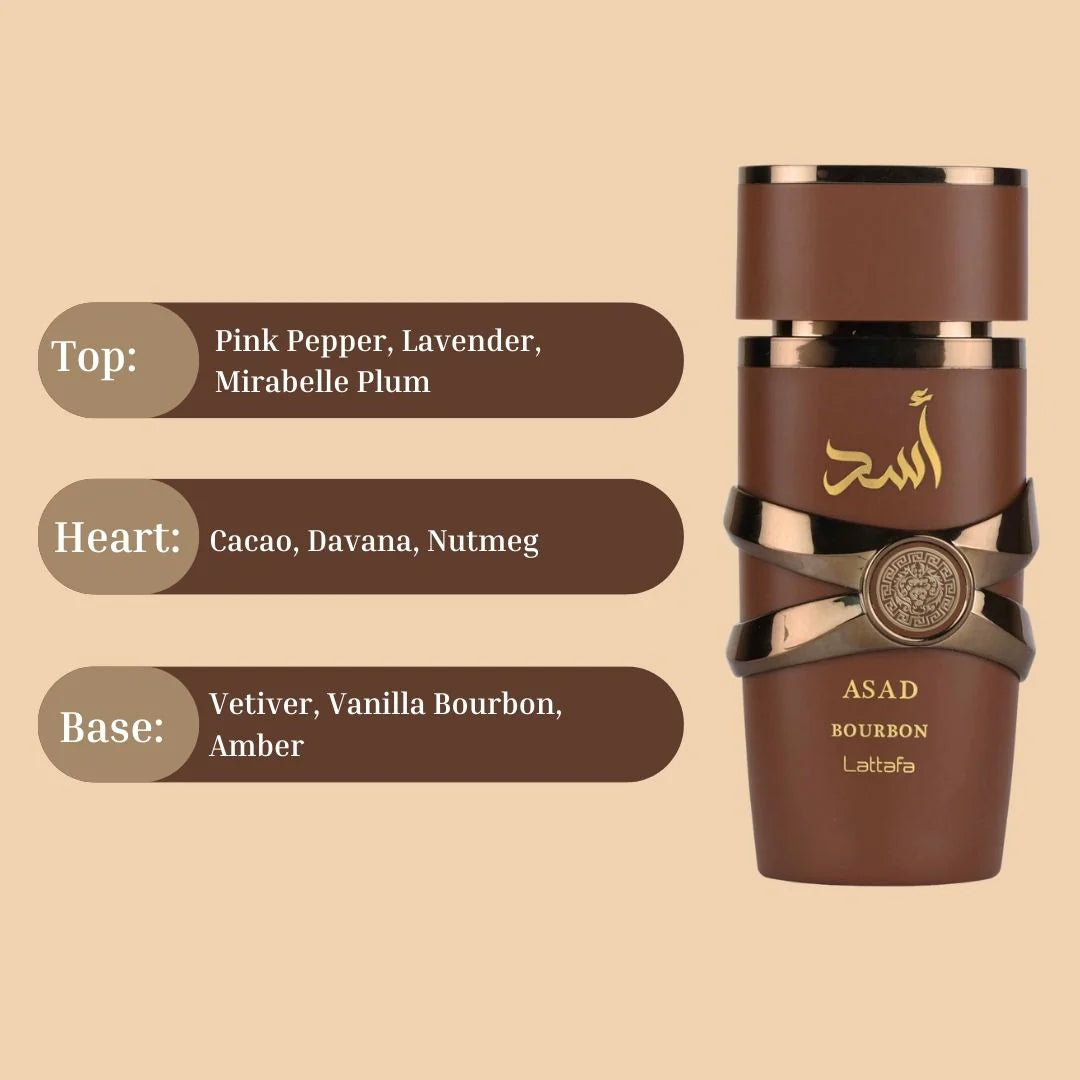 LATTAFA ASAD BOURBON 3.4 EDP MAN