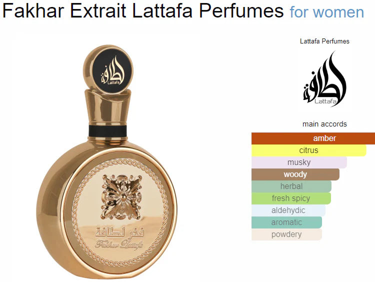 LATTAFA FAKHAR EXTRAIT 3.4 EDP LADY