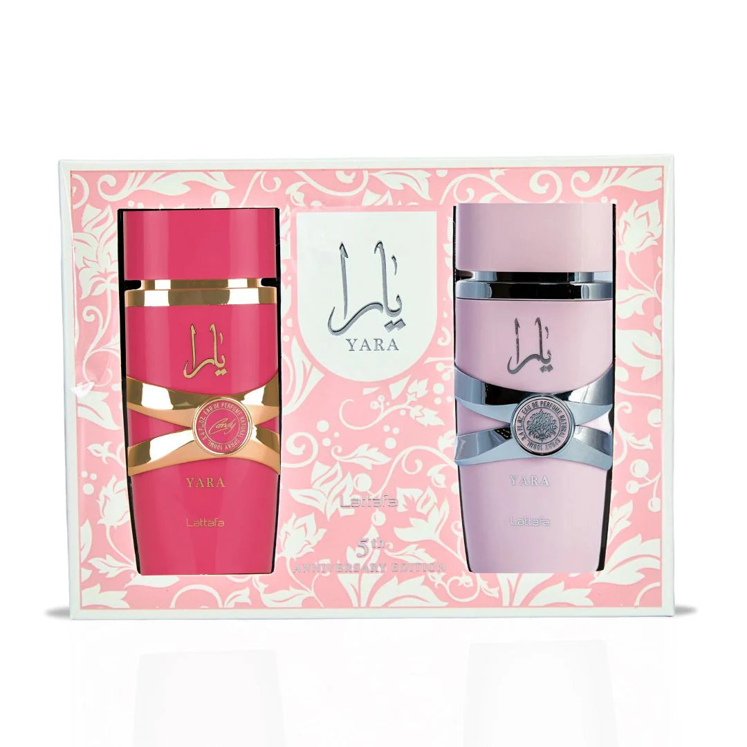 LATTAFA YARA 3.4 EDP LADY + YARA CANDY 3.4 EDP LADY ( GIFT SET )