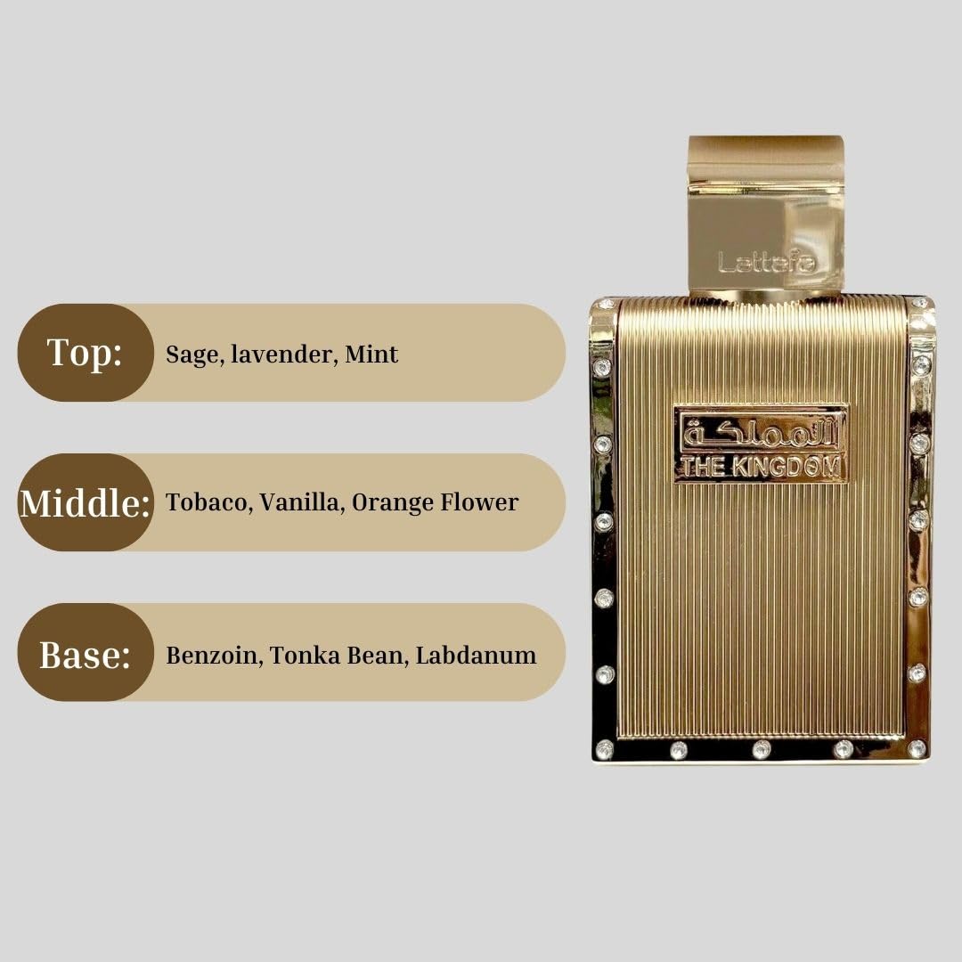 LATTAFA THE KINGDOM 3.4 EDP MAN