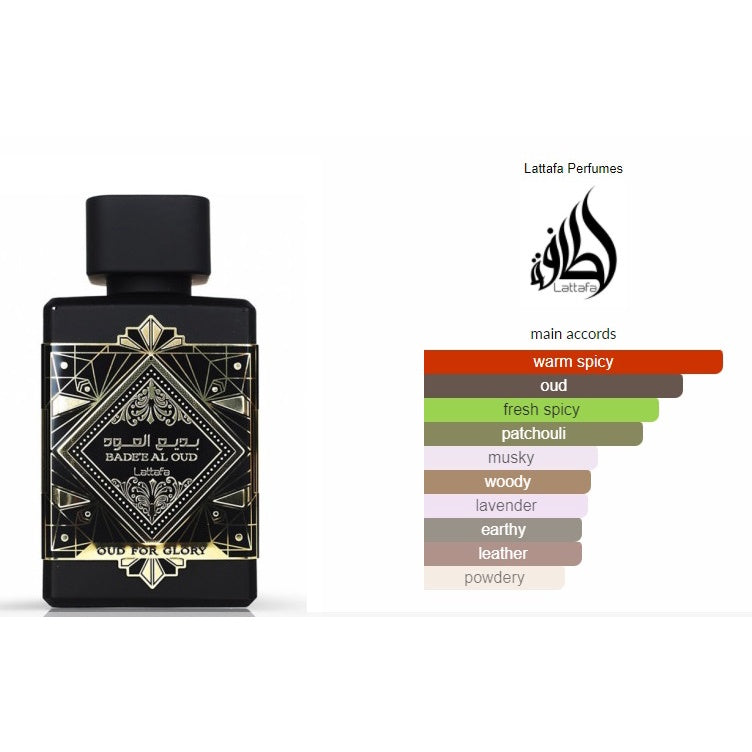 LATTAFA BADEE al OUD FOR GLORY 3.4 EDP MAN