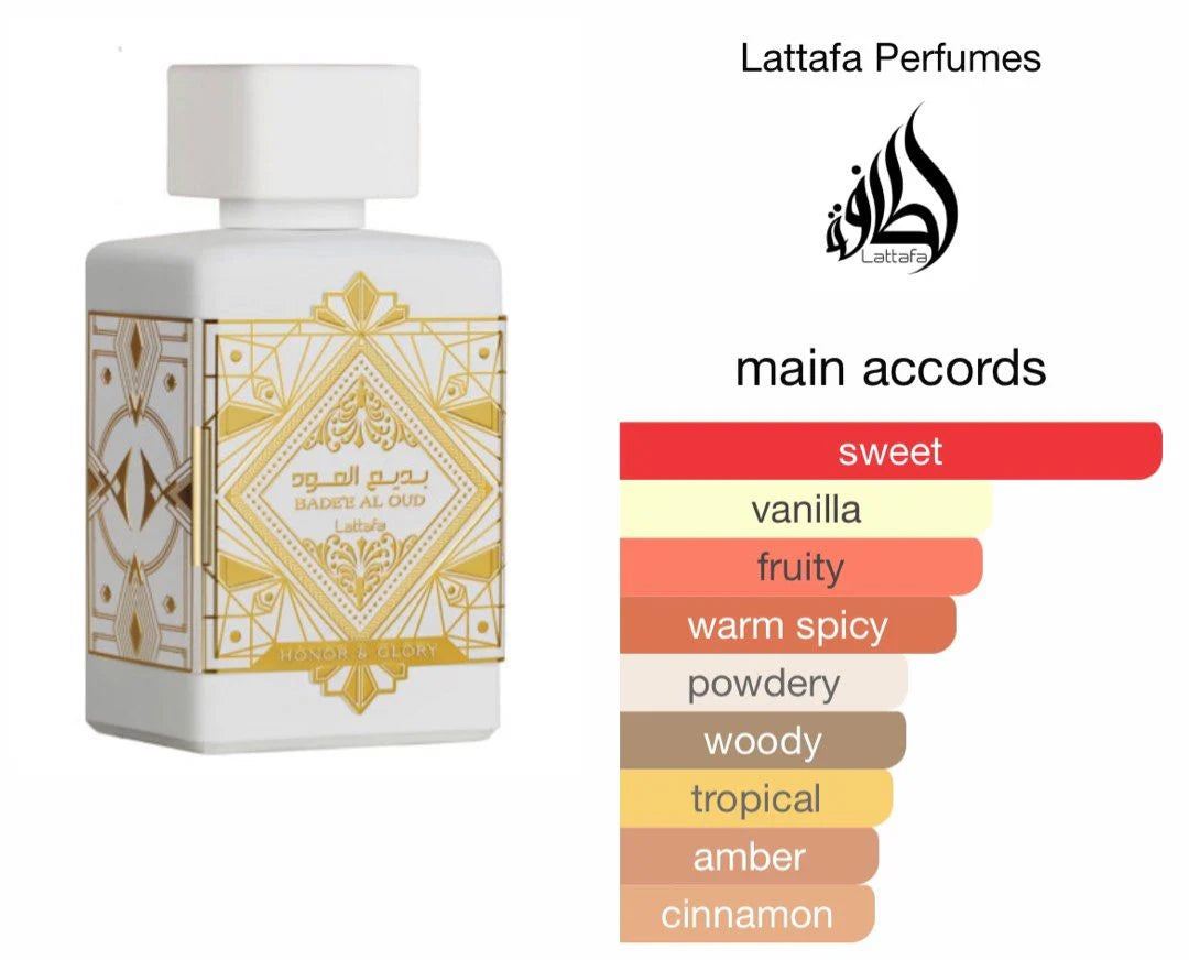 LATTAFA BADEE al OUD HONOR & GLORY 3.4 EDP UNISEX