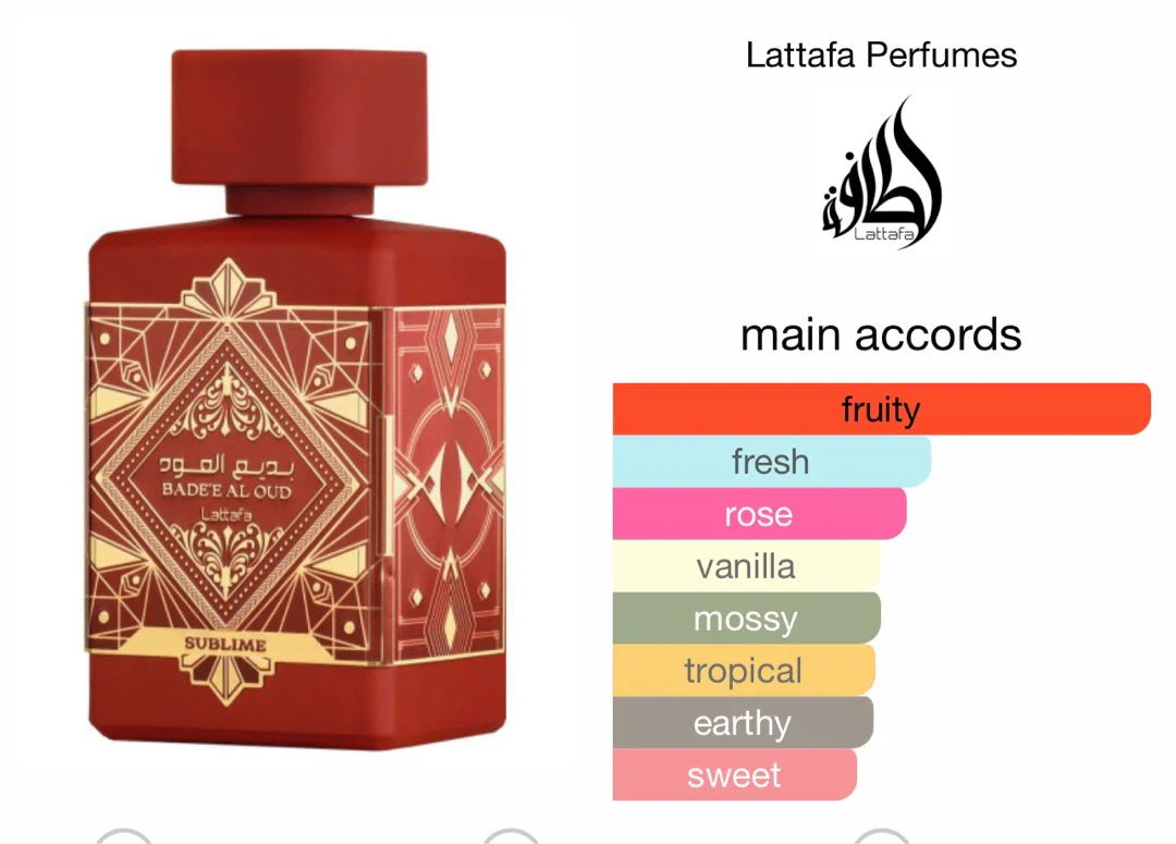 LATTAFA BADEE al OUD SUBLIME 3.4 EDP UNISEX