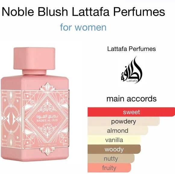 LATTAFA BADEE al OUD NOBLE BLUSH 3.4 EDP LADY