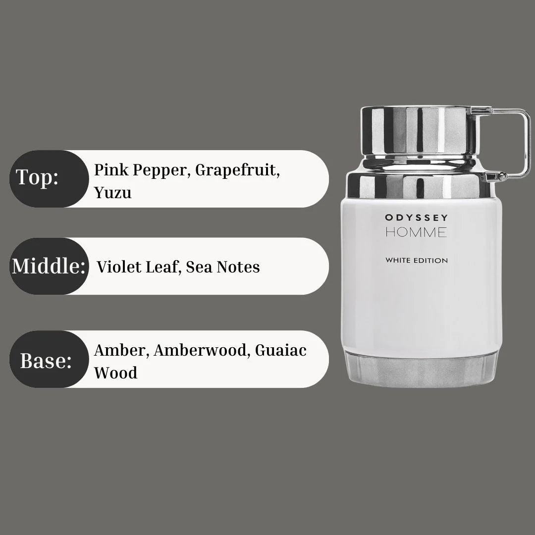 ODYSSEY HOMME WHITE EDITION 3.4 EDP MAN ( by ARMAF )