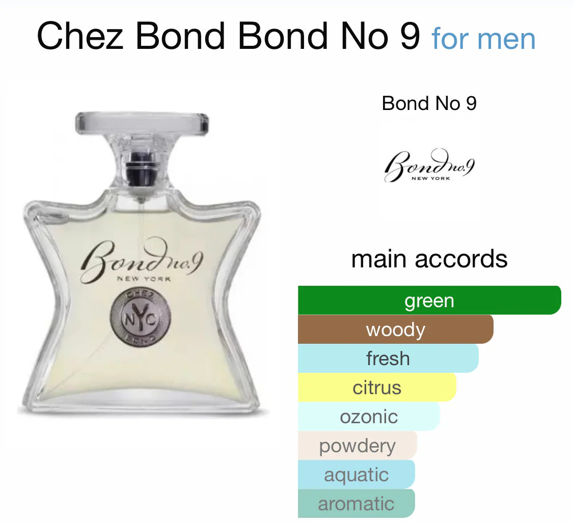 BOND No. 9 CHEZ BOND 3.4 EDP MAN