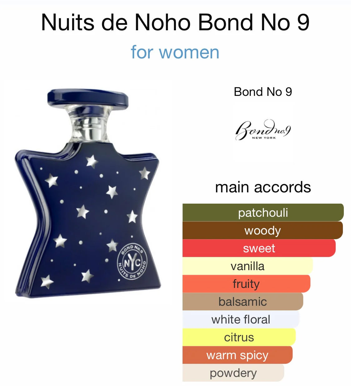 BOND No. 9 NUITS DE NOHO 3.4 EDP LADY