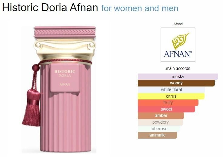 AFNAN HISTORIC DORIA 3.4 EDP UNISEX