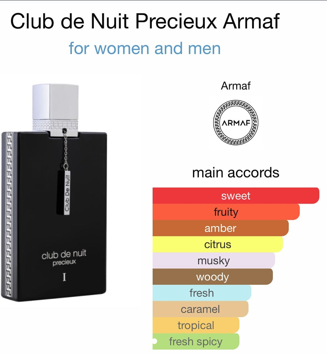 CLUB de NUIT PRECIEUX 1.85 EDP UNISEX ( by ARMAF )