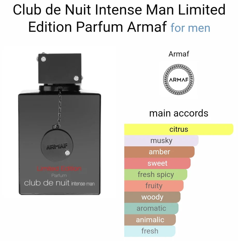 CLUB de NUIT INTENSE 3.6 PARFUM MAN (LIMITED EDITION )( by ARMAF )