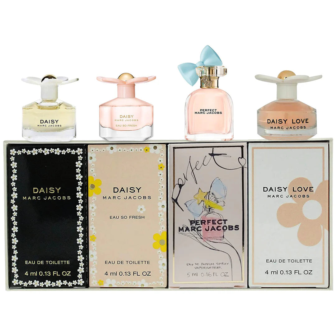 MINI SET DAISY 4 x 4ML LADY (DAISY-SO FRESH-PERFECT-LOVE) ( by Marc Jacobs )