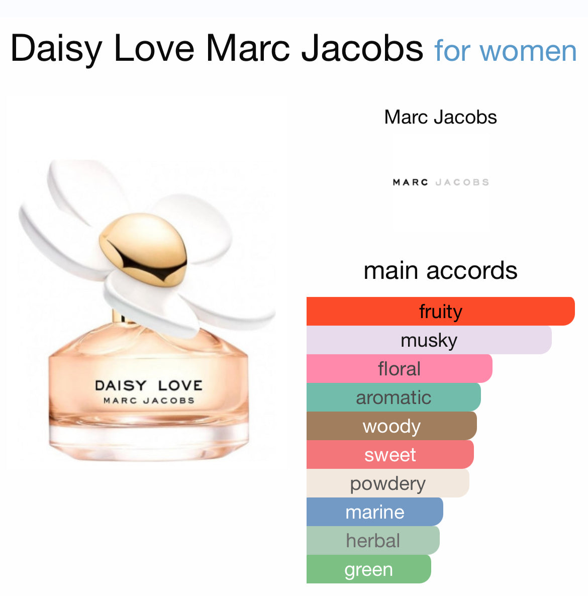 DAISY LOVE 3.4 EDT LADY ( by Marc Jacobs )