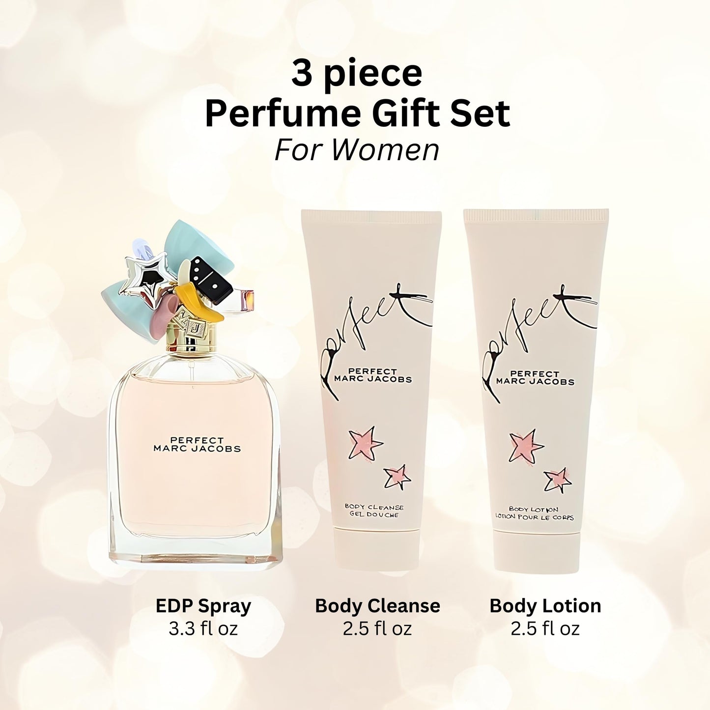 PERFECT 3.4 EDP LADY + 2.5 S/G+ 2.5 B/L ( GIFT SET )( by Marc Jacobs )