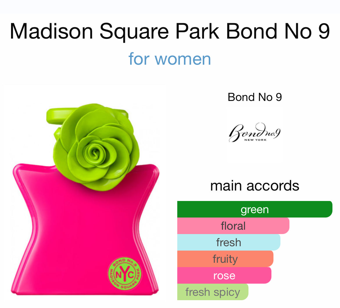 BOND No. 9 MADISON SQUARE PARK 3.4 EDP LADY
