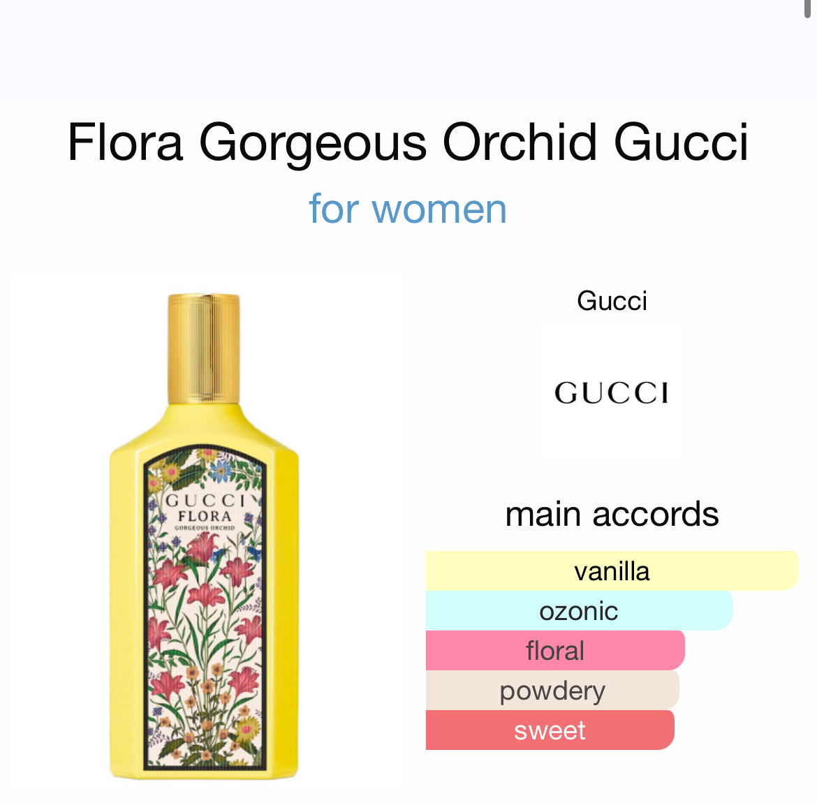 GUCCI FLORA GORGEOUS ORCHID 3.4 EDP LADY