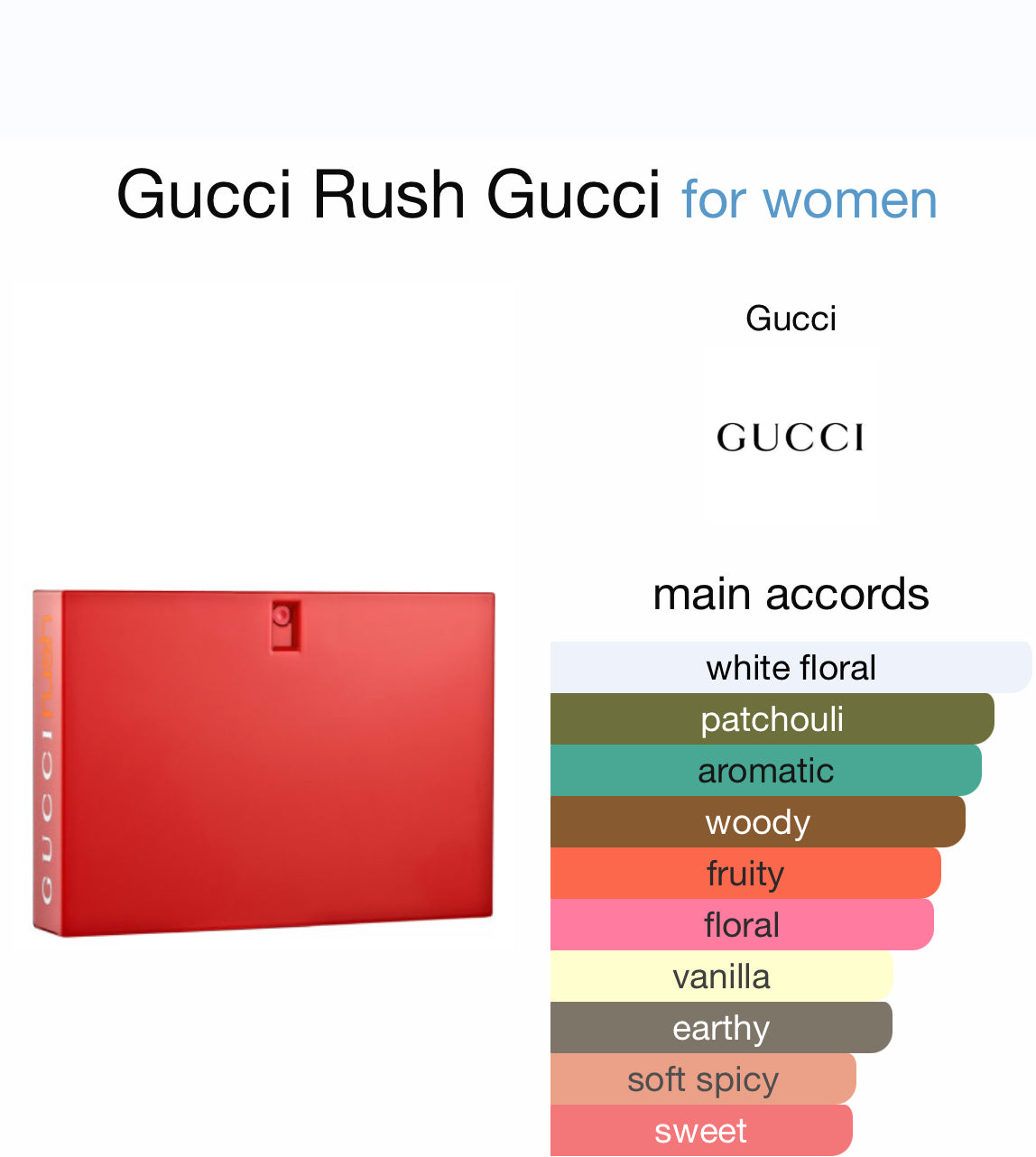GUCCI RUSH 2.5 EDT LADY