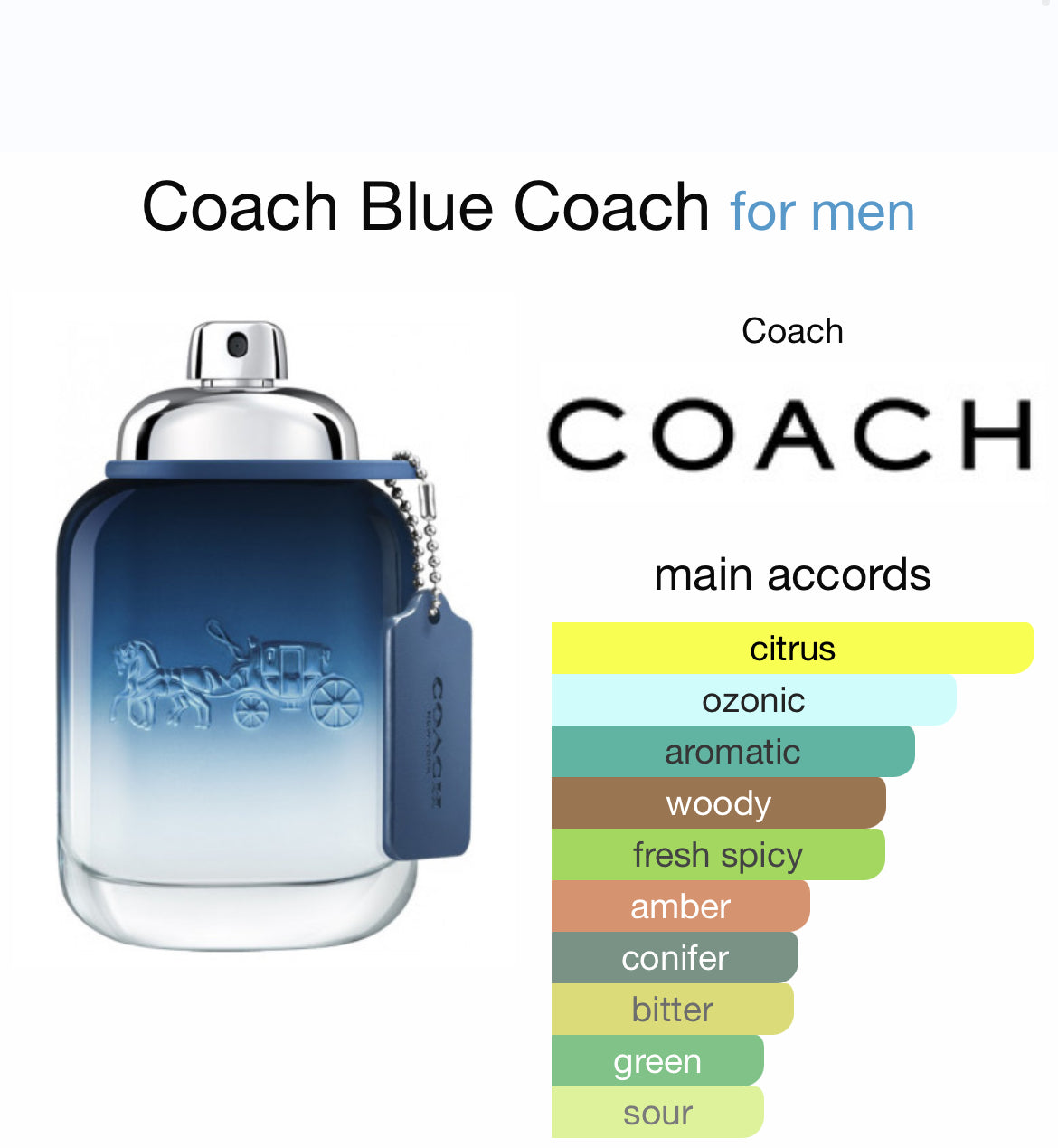 COACH BLUE 3.4 EDT MAN