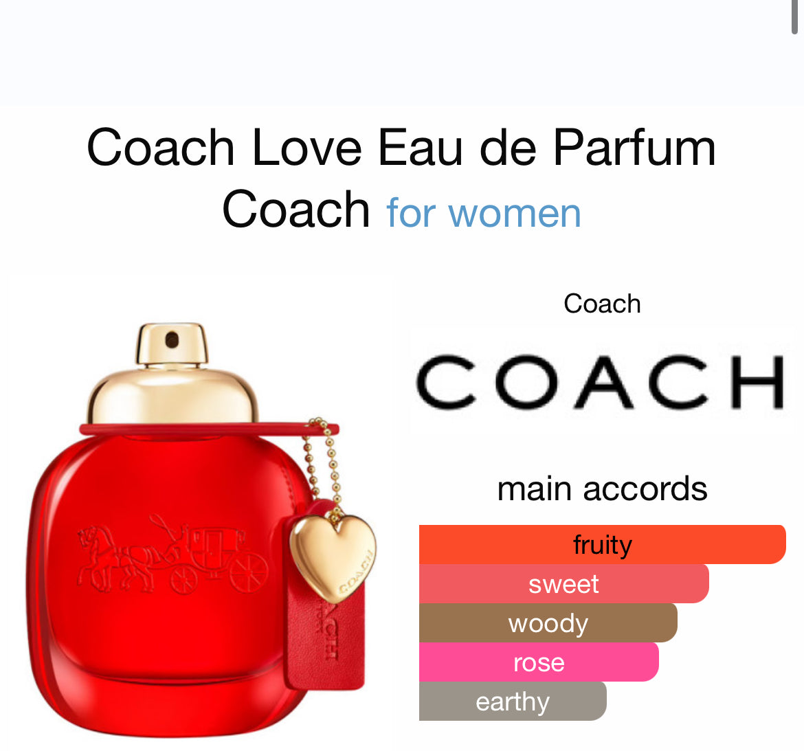 COACH LOVE 3.0 EDP LADY