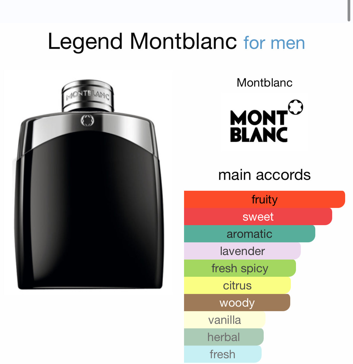 MONT BLANC LEGEND 3.4 EDT MAN