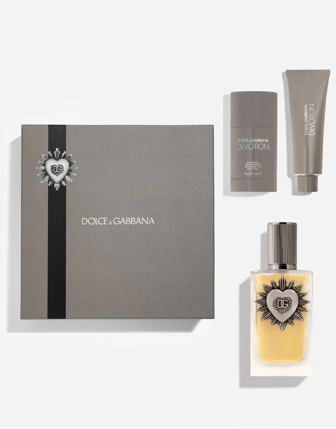 D & G DEVOTION 3.4 EDP MAN + 2.5 DEO STICK + 1.7 S/G ( GIFT SET )