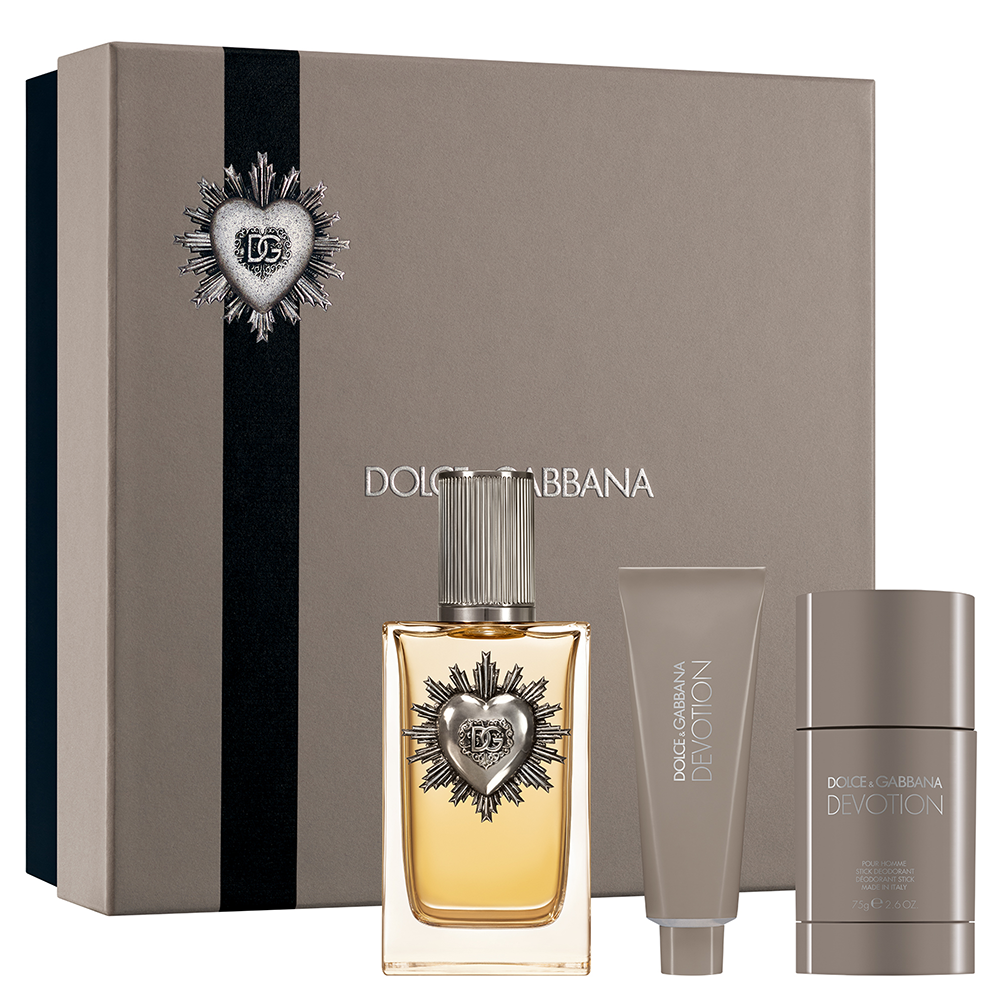D & G DEVOTION 3.4 EDP MAN + 2.5 DEO STICK + 1.7 S/G ( GIFT SET )