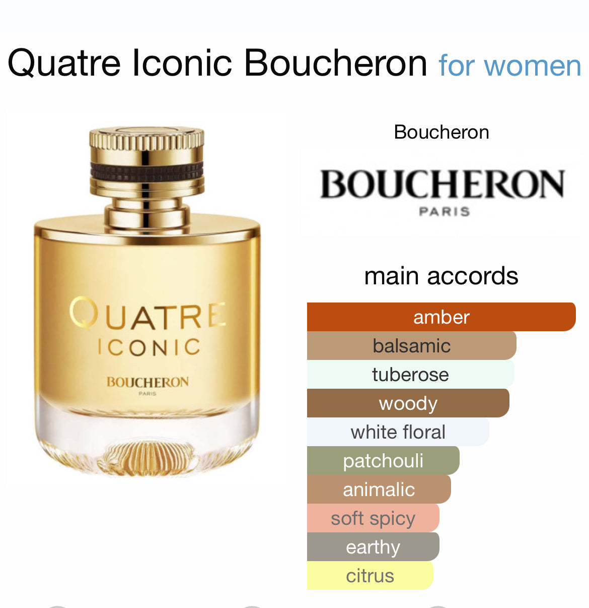 BOUCHERON QUATRE ICONIC 3.4 EDP LADY +3.4 B/L + 3.4 S/G ( GIFT SET)
