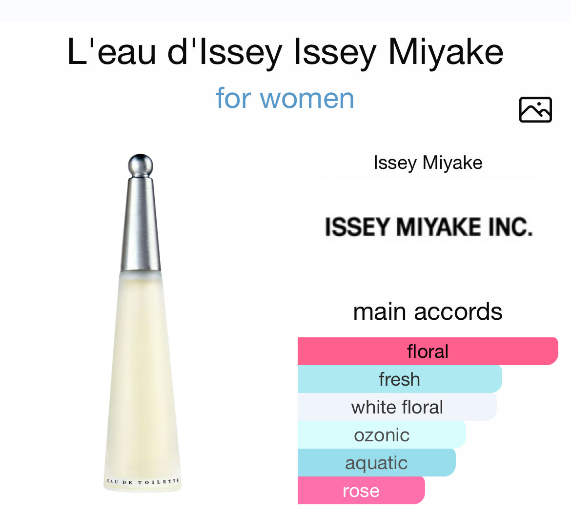 ISSEY MIYAKE L'EAU D'ISSEY 3.4 EDT LADY