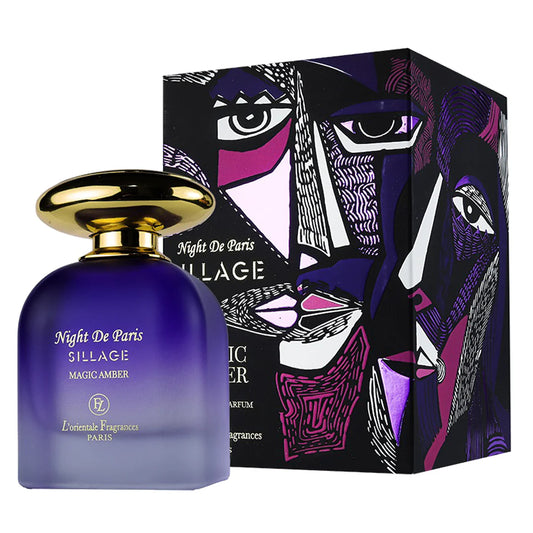 NIGHT De PARIS SILLAGE MAGIC AMBER 3.4 EDP UNISEX ( by L' Orientale Fragrances Paris )