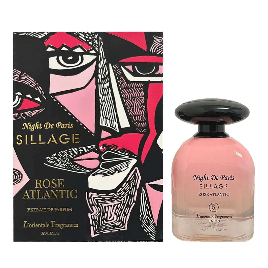 NIGHT De PARIS SILLAGE ROSE ATLANTIC 3.4 EDP LADY ( by L' Orientale Fragrances Paris )