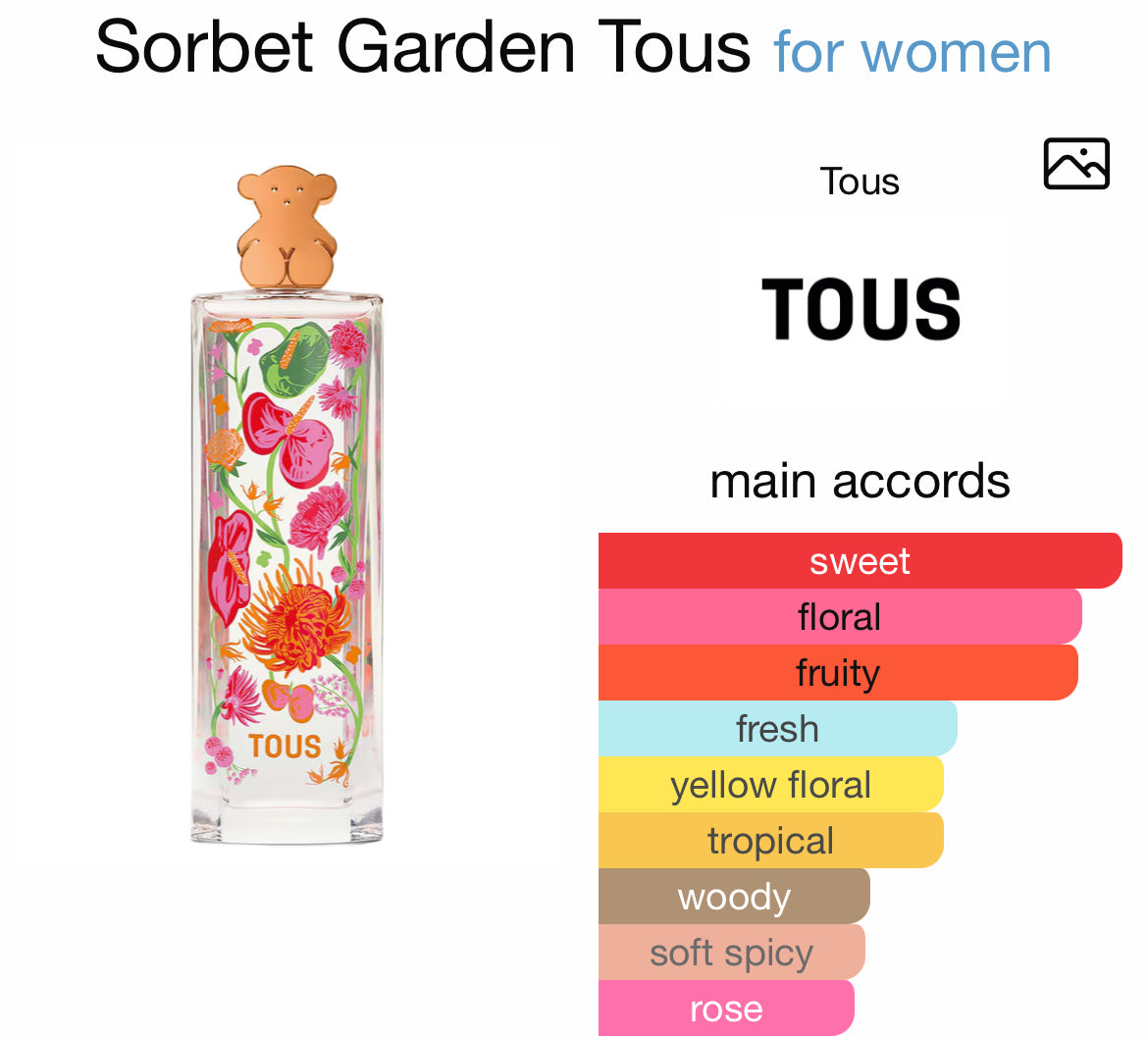 TOUS SORBET GARDEN 3.0 EDT LADY