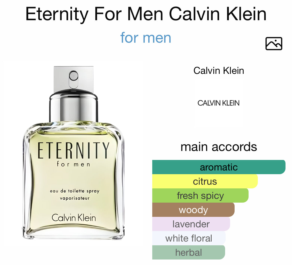 ETERNITY 3.4 EDT MAN ( by Calvin Klein )
