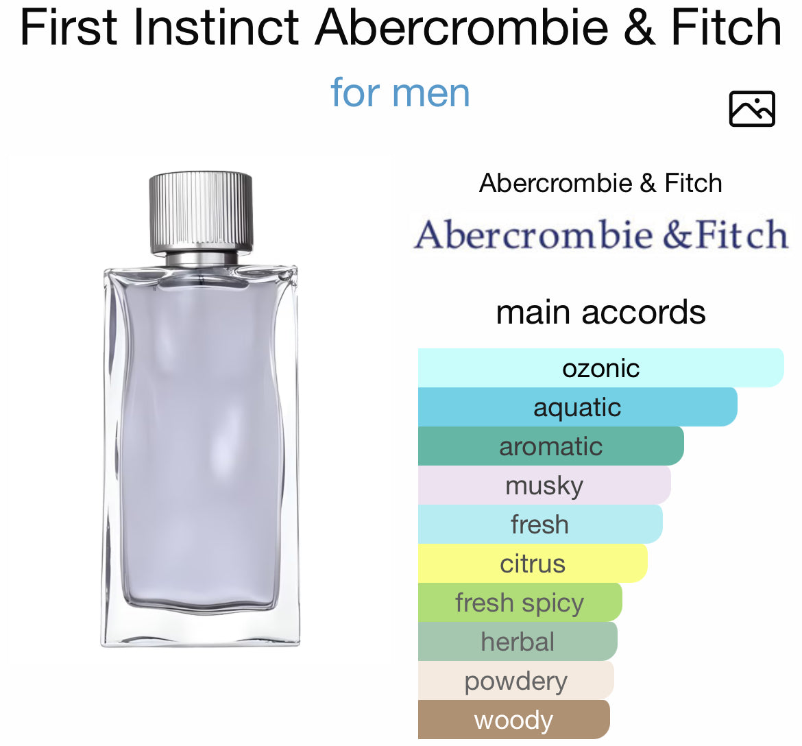 FIRST INSTINCT 3.4 EDT MAN (by Abercrombie & Fitch)